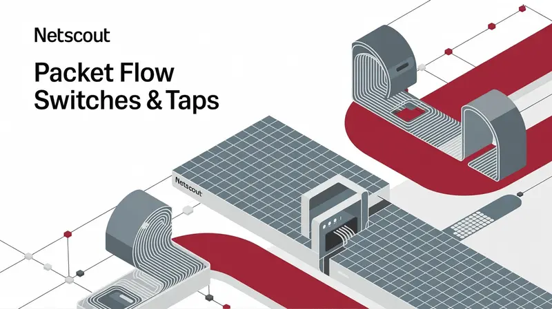 NETSCOUT Packet Flow Switches и TAPs: Оптимизация видимости и контроля сети